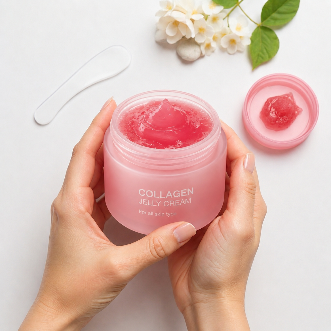 Crema viso al collagene